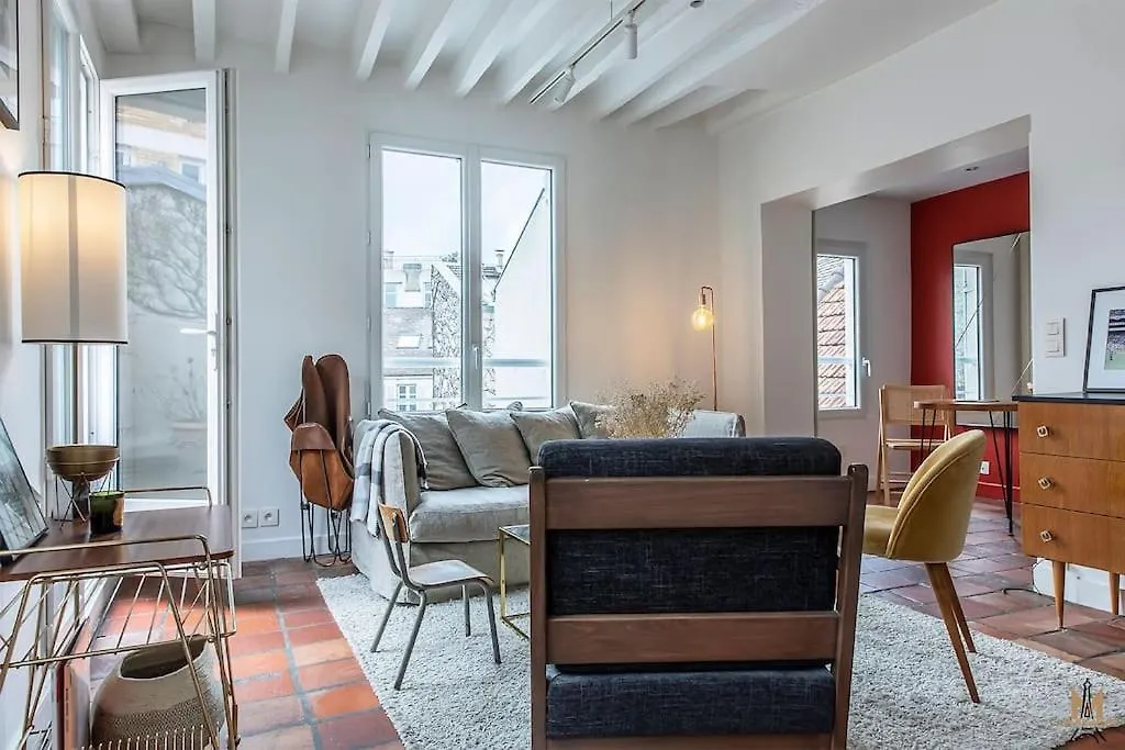 Montmartre, Patio! Sacre-Coeur! Stylish Duplex! Apartment Paris 0*,  France